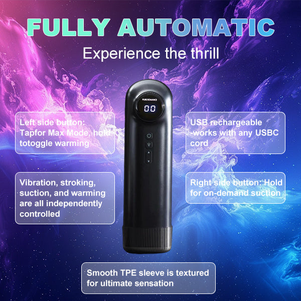 【Discreet Delivery】-Smart Suction & Stroke Device – Fully Automated for Effortless Enjoyment