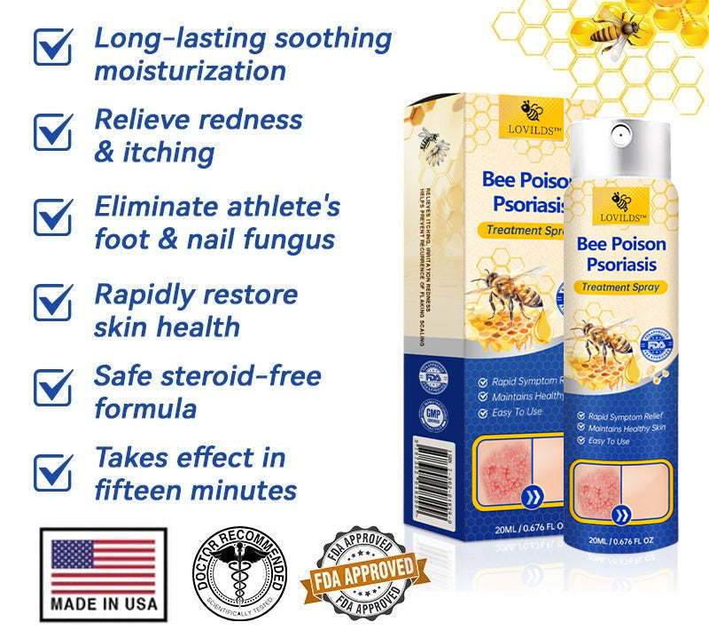 ✨【 official Brand Store】 Last Day Discount: 83% OFF 🌸 LOVILDS™ PsoriaHeal psoriasis Spray pro