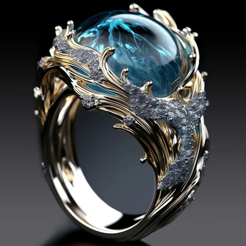 Miniyou Ocean Wave Ringš