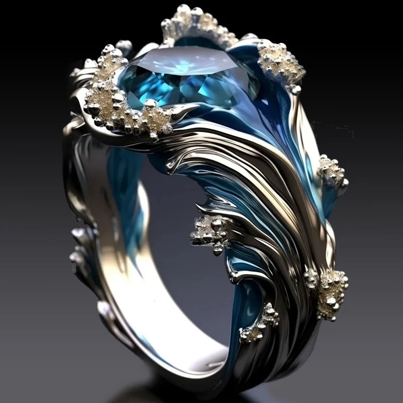 Miniyou Ocean Wave Ringš