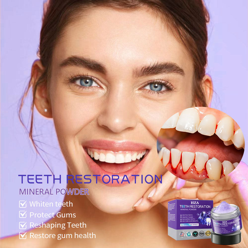 HZA (ADA recommended)Teeth Restoration Mineral Powder💎(𝐋𝐢𝐦𝐢𝐭𝐞𝐝 𝐭𝐢𝐦𝐞 𝐝𝐢𝐬𝐜𝐨𝐮𝐧𝐭 𝐋𝐚𝐬𝐭 𝟑𝟎 𝐦𝐢𝐧𝐮𝐭𝐞𝐬⏰)