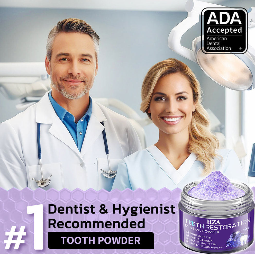 HZA (ADA recommended)Teeth Restoration Mineral Powder💎(𝐋𝐢𝐦𝐢𝐭𝐞𝐝 𝐭𝐢𝐦𝐞 𝐝𝐢𝐬𝐜𝐨𝐮𝐧𝐭 𝐋𝐚𝐬𝐭 𝟑𝟎 𝐦𝐢𝐧𝐮𝐭𝐞𝐬⏰)