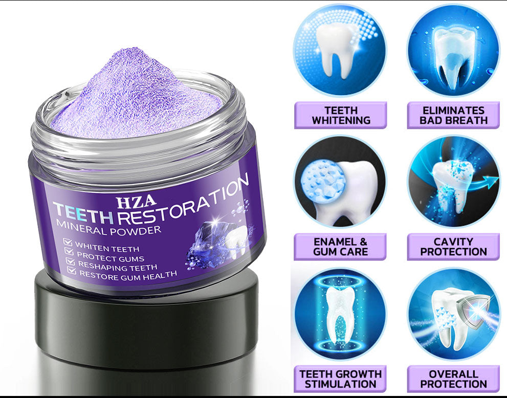 HZA (ADA recommended)Teeth Restoration Mineral Powder💎(𝐋𝐢𝐦𝐢𝐭𝐞𝐝 𝐭𝐢𝐦𝐞 𝐝𝐢𝐬𝐜𝐨𝐮𝐧𝐭 𝐋𝐚𝐬𝐭 𝟑𝟎 𝐦𝐢𝐧𝐮𝐭𝐞𝐬⏰)
