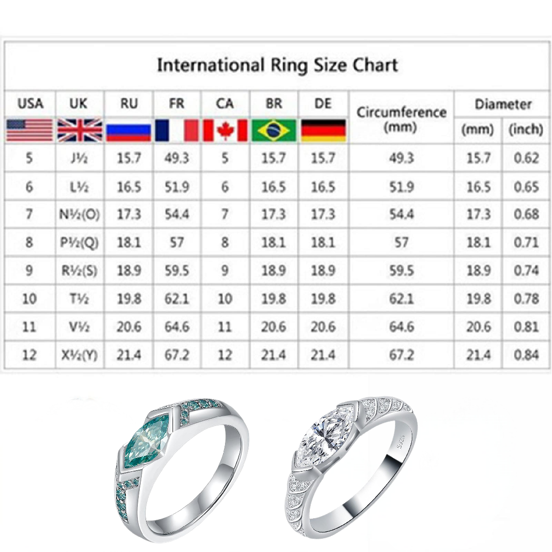 (š„LAST DAY SALE-80% OFF)Miniyou Magnetology Moissanite Diamond Ring