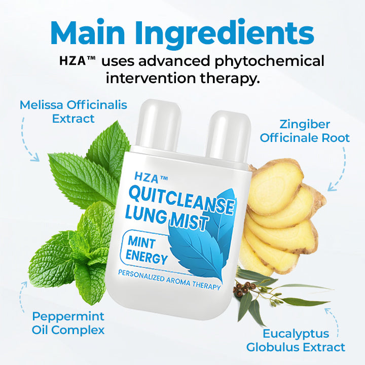 HZA™ QuitCleanse Lung Mist — Break Free From Cigarettes in 21 Days