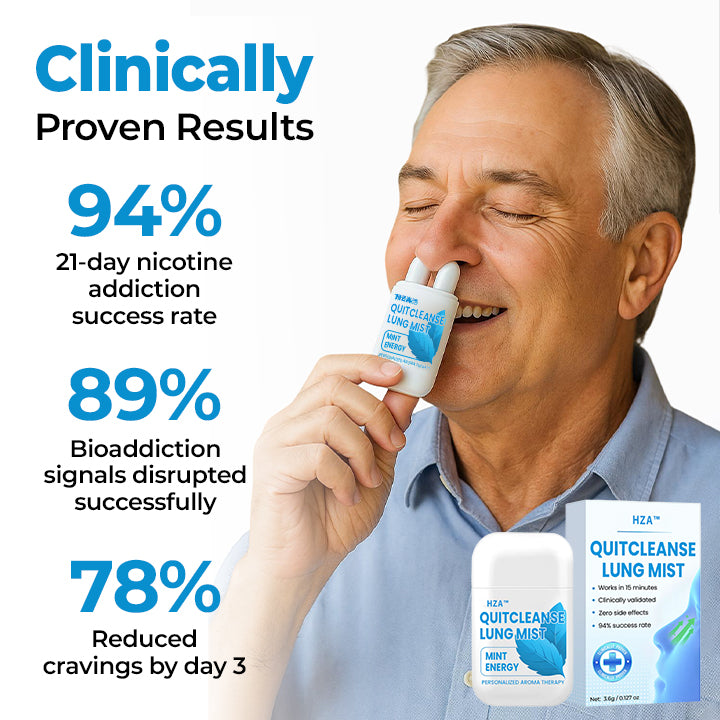 HZA™ QuitCleanse Lung Mist — Break Free From Cigarettes in 21 Days