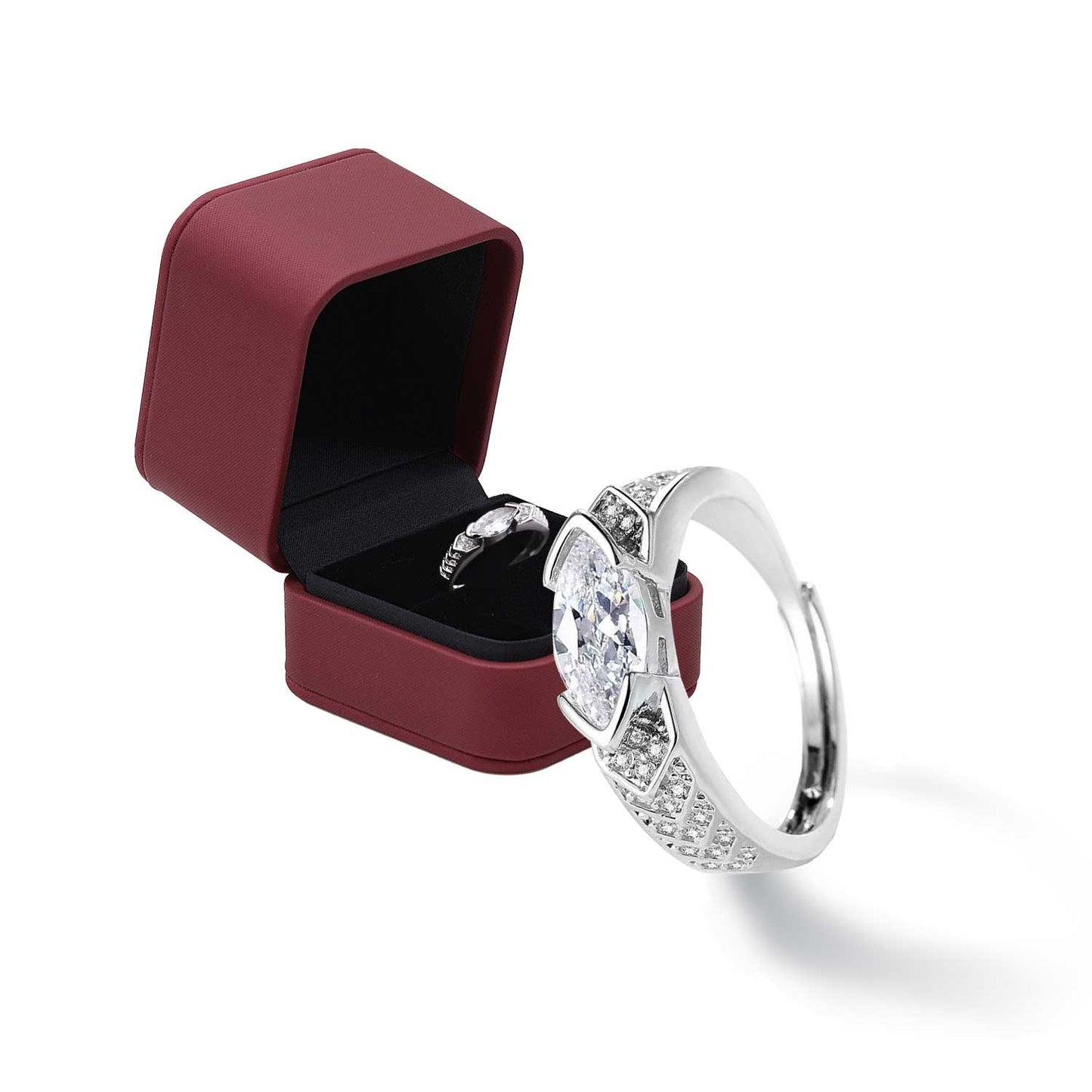 (š„LAST DAY SALE-80% OFF)Miniyou Magnetology Moissanite Diamond Ring