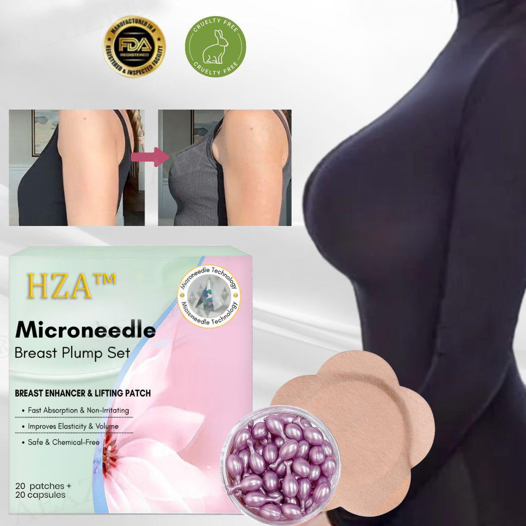 🔥Hot Sales - 50% OFF🌿 HZA™ Microneedle Breast Plump Set