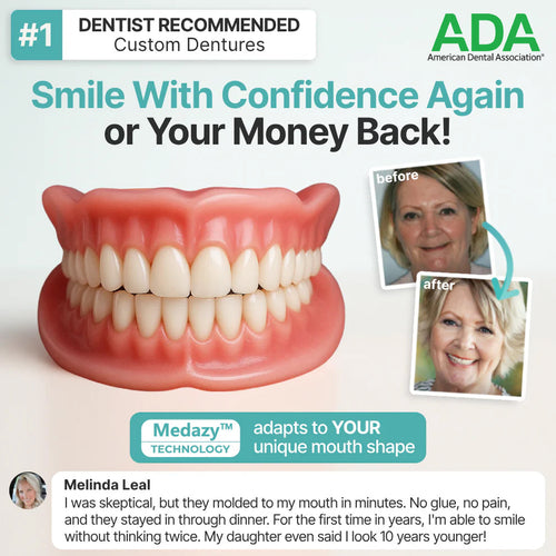 (OFFICIAL STORE) Medazy ? Custom-Fit Full Functional Dentures?